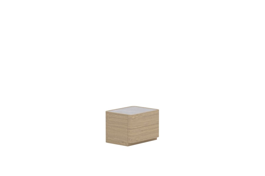 VENTURE HOME Noble-l�da 40x50x36 cm - Naturlig MDF / 3D-pappersglas