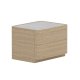 VENTURE HOME Noble kommode, m. 2 skuffer - 3D papirglas og natur MDF