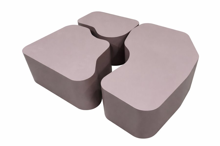 VENTURE HOME Nordland Soffbord 95x70,74x60, 40x40 cm - Brun /