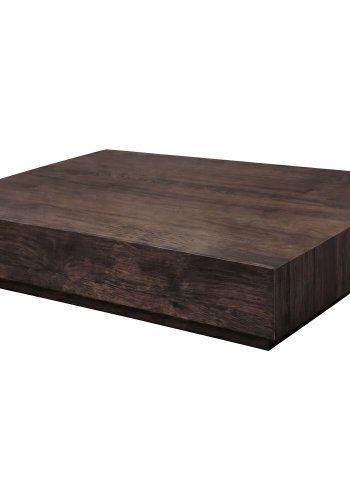 VENTURE HOME York Flat sofabord, kvadratisk - mocca MDF (80x80)