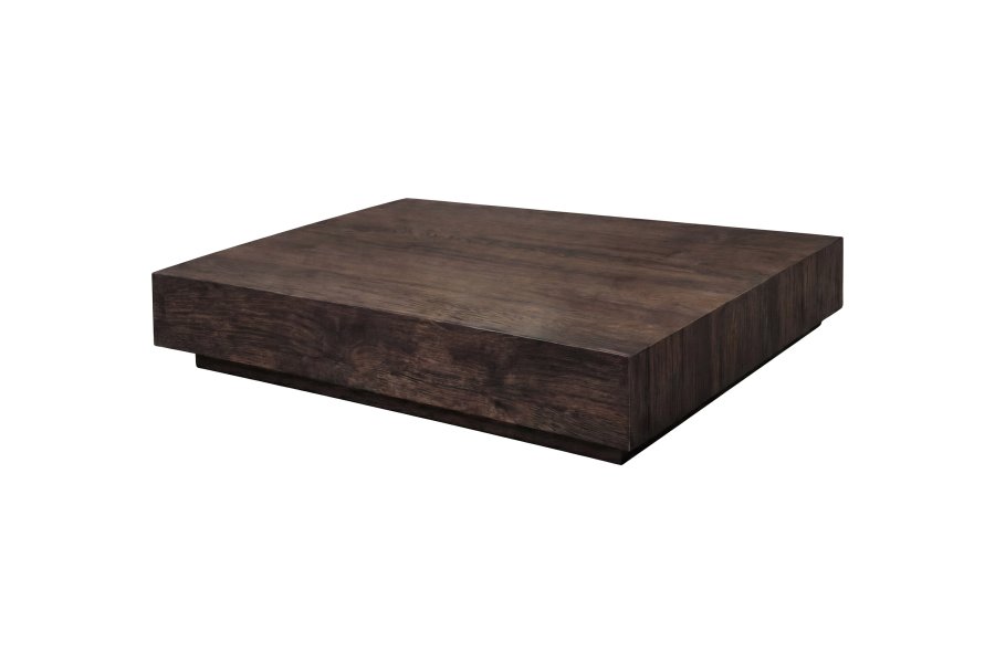 VENTURE HOME York Flat sofabord, kvadratisk - mocca MDF (80x80)