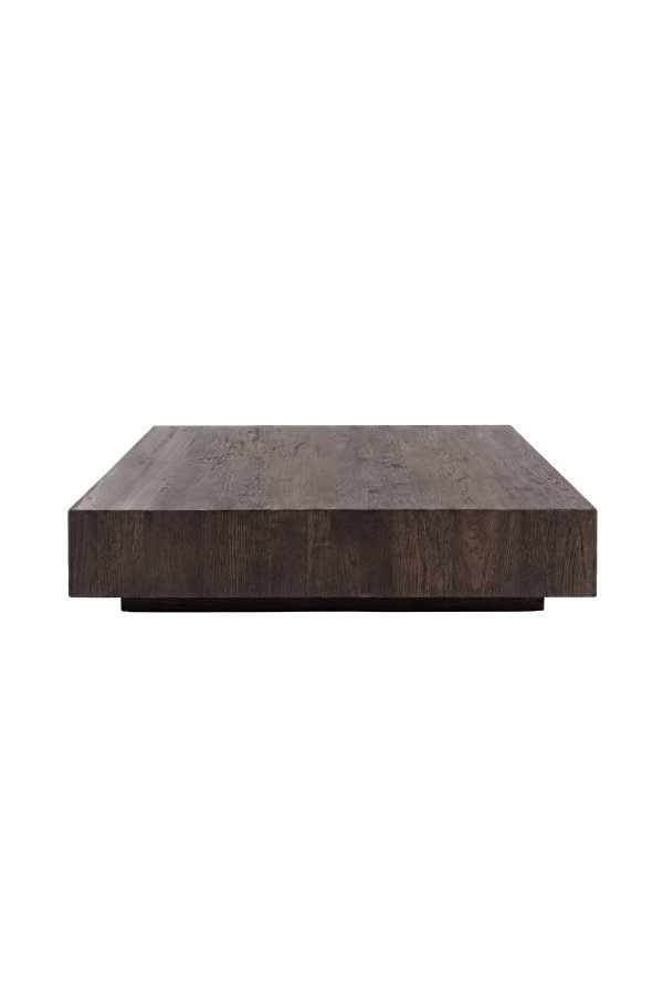 VENTURE HOME York Flat sofabord, kvadratisk - mocca MDF (80x80)
