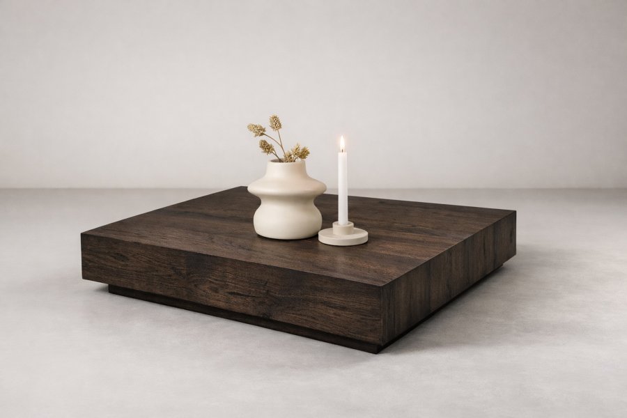 VENTURE HOME York platt soffbord - Mocka MDF