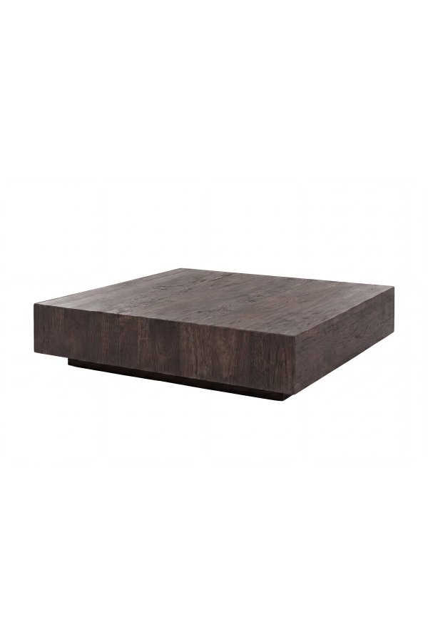 VENTURE HOME York Flat sofabord, kvadratisk - mocca MDF (80x80)