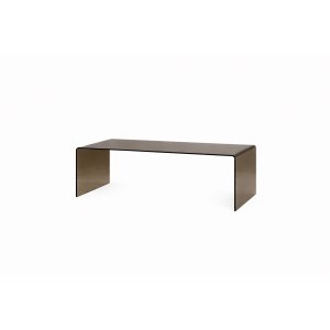 VENTURE HOME Telemark soffbord 120x60x41 cm - Brunt glas