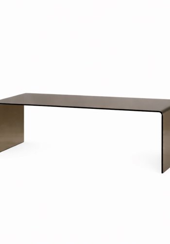 VENTURE HOME Telemark soffbord 120x60x41 cm - Brunt glas