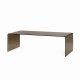 VENTURE HOME Telemark soffbord 120x60x41 cm - Brunt glas