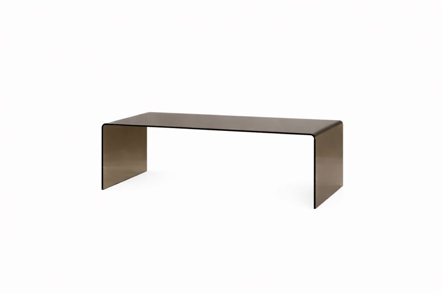 VENTURE HOME Telemark soffbord 120x60x41 cm - Brunt glas
