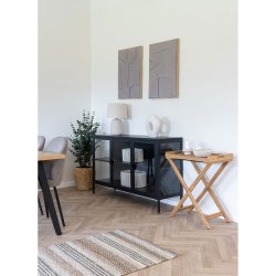 HOUSE NORDIC Croft bordlampe - stone beige keramik - HOUSE NORDIC