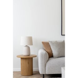 HOUSE NORDIC Croft bordlampe - stone beige keramik - HOUSE NORDIC