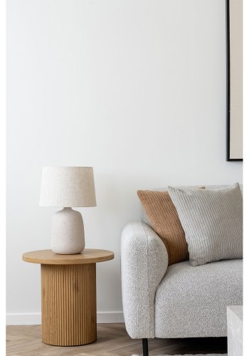 HOUSE NORDIC Croft Tischleuchte - Steinbeige Keramik