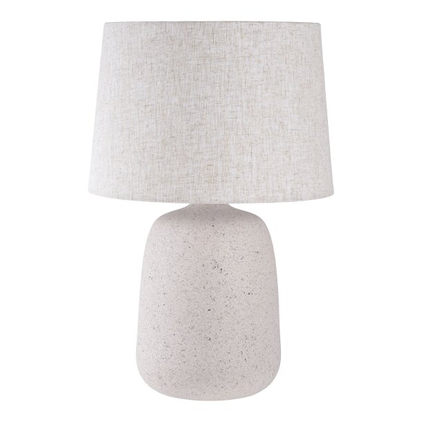 HOUSE NORDIC Croft bordlampe - stone beige keramik - HOUSE NORDIC