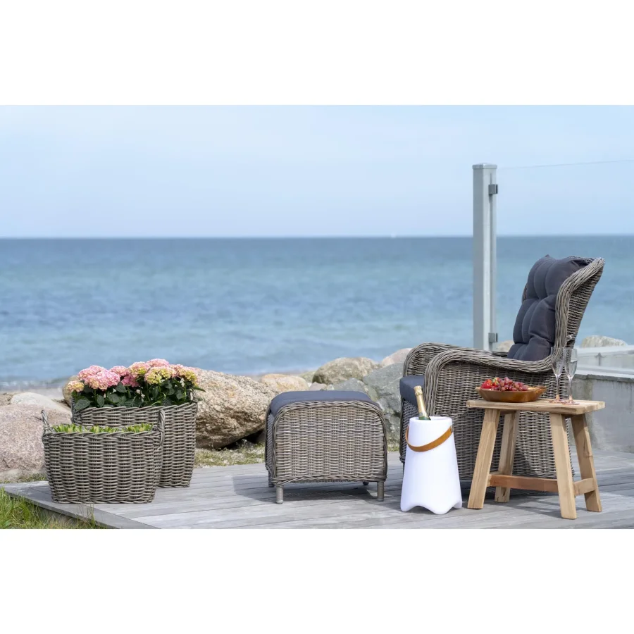 HOUSE NORDIC Bristol LED vinkjler, m. stropp, oppladbar - hvit polypropylen