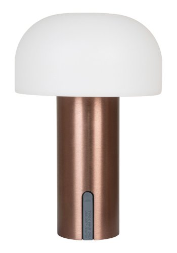 HOUSE NORDIC Soham LED-lampe - Lampe, oppladbar, hvit/kobber
