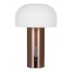HOUSE NORDIC Soham LED-lampe - Lampe, oppladbar, hvit/kobber