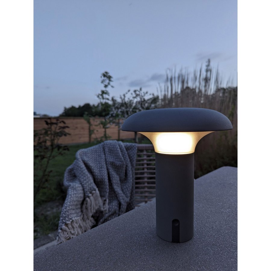 HOUSE NORDIC Ramsey LED-lampe - Lampe, oppladbar, gr