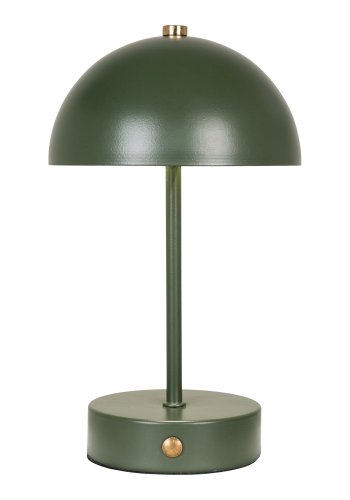 HOUSE NORDIC Holt LED-bordlampe - Bordlampe, oppladbar, grnn/messing