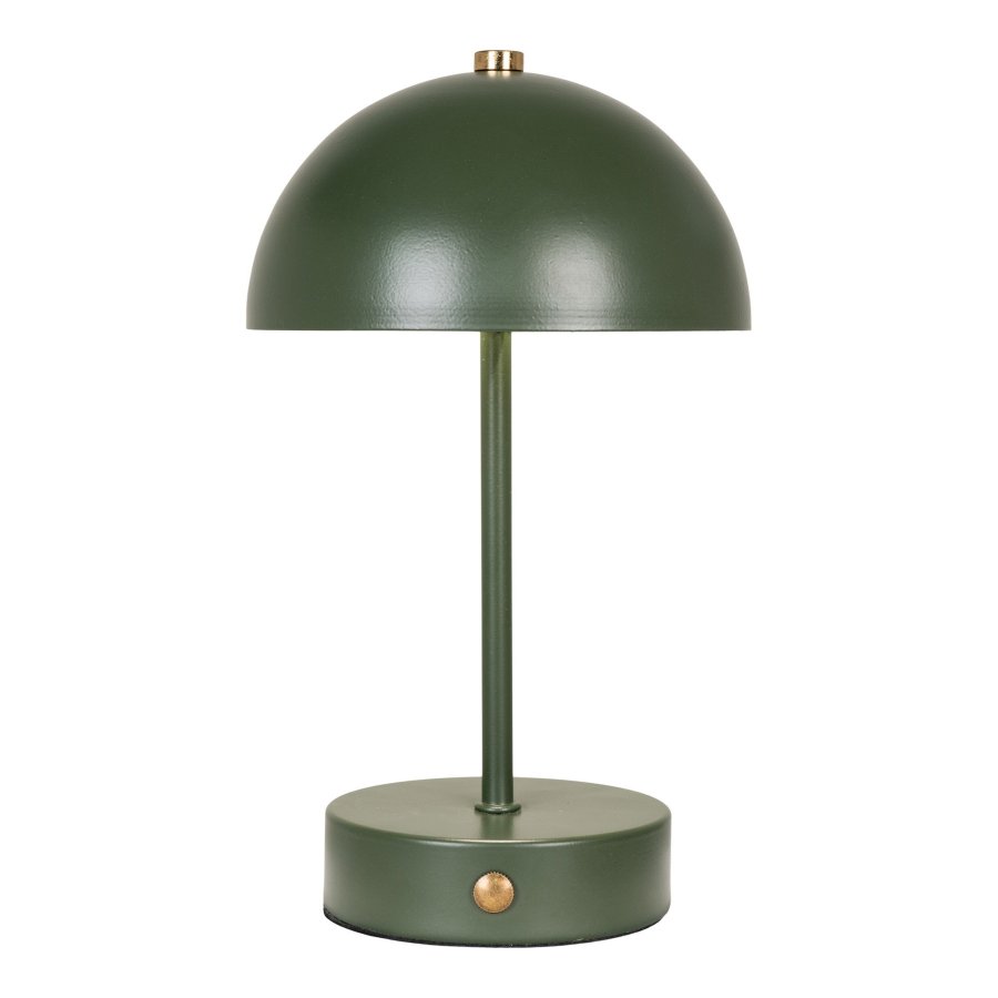 HOUSE NORDIC Holt LED-bordlampe - Bordlampe, oppladbar, grnn/messing
