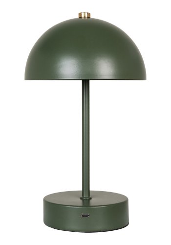 HOUSE NORDIC Holt LED-bordlampe - Bordlampe, oppladbar, grnn/messing