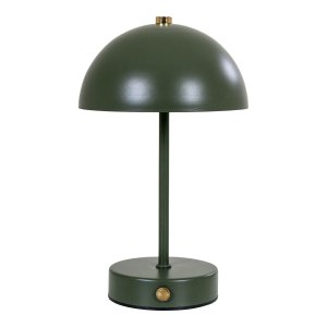 HOUSE NORDIC Holt LED-bordslampa - Bordslampa, uppladdningsbar, grn/mssing