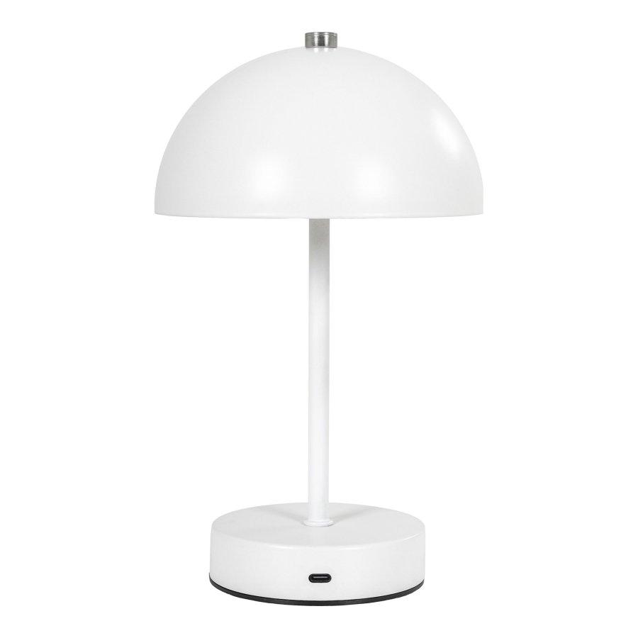 HOUSE NORDIC Holt LED-bordlampe, oppladbar - hvitt stl