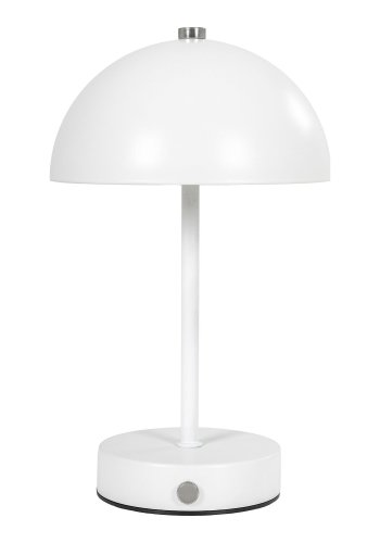 HOUSE NORDIC Holt LED-bordlampe, oppladbar - hvitt stl