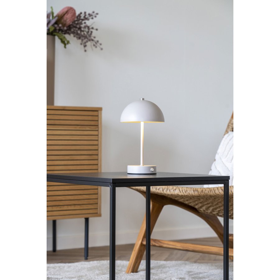 HOUSE NORDIC Holt LED-bordlampe, oppladbar - sand/stl stl