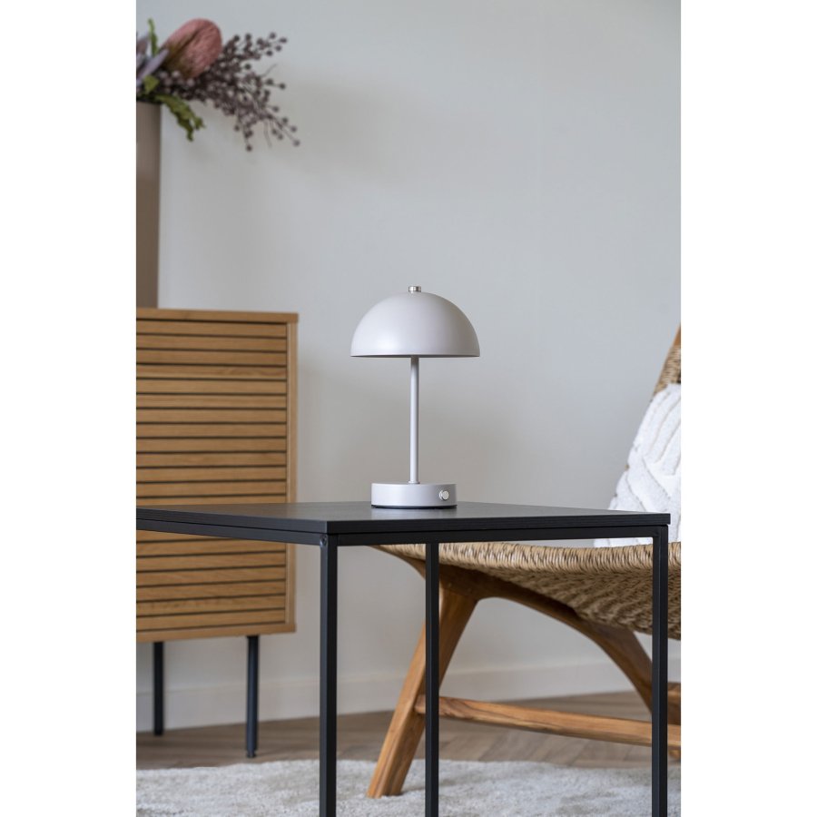 HOUSE NORDIC Holt LED-bordlampe, oppladbar - sand/stl stl