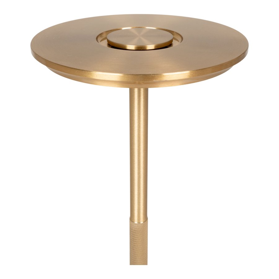 HOUSE NORDIC Lyneham LED-bordlampe, oppladbar - messing/aluminium