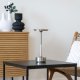 HOUSE NORDIC Lyneham LED-bordlampe, oppladbar - slvfarget aluminium