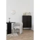 HOUSE NORDIC Lyneham LED-bordlampe, oppladbar - svart aluminium