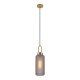 HOUSE NORDIC Luton taklampe, sylindrisk - matt smokey glass og messing stl (13)