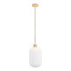 HOUSE NORDIC�Argalo loftlampe - hvid glas og tr� (H:38)