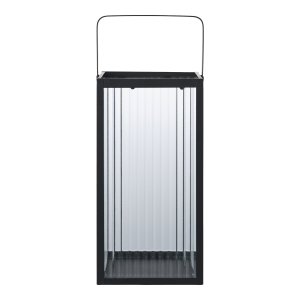 HOUSE NORDIC Almonte lanterne, m. hank - glas og sort metal