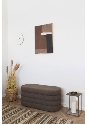 HOUSE NORDIC Mohali-lykt, med hndtak - glass og metall i antikk messinglook