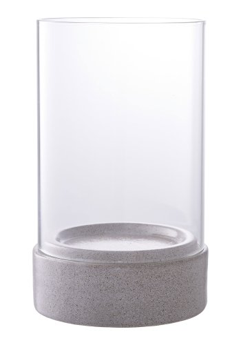 HOUSE NORDIC Hurricane-lysestake - Hurricane-lysestake, keramikk/glass, gr<br>16x25,5 cm