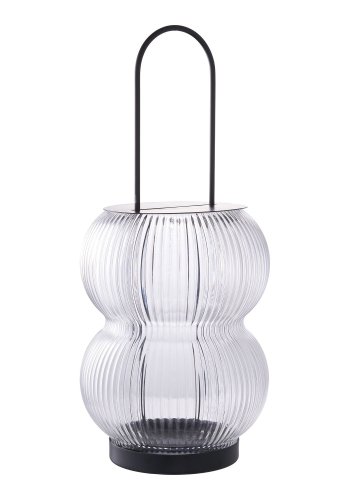 HOUSE NORDIC Lucena lykt - Lykt, metall/glass, svart