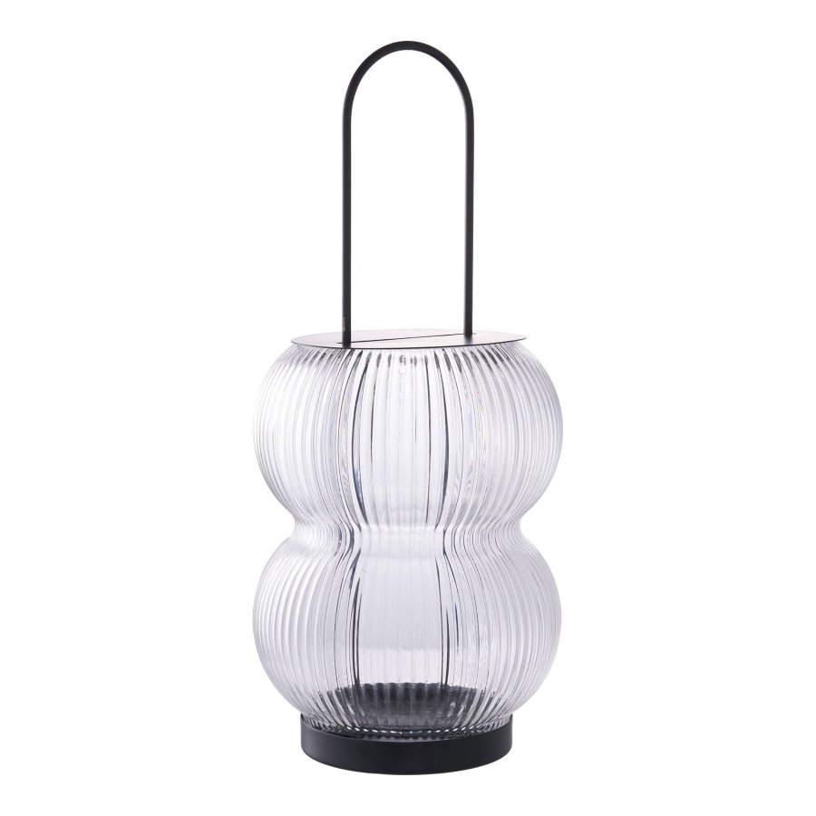 HOUSE NORDIC Lucena lykt - Lykt, metall/glass, svart