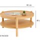 NORDV�RK Monza - salongbord i eik