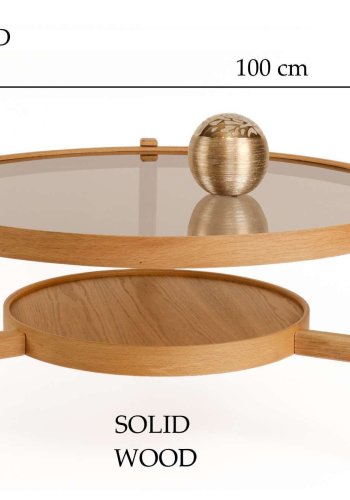 NORDV�RK Flora - salongbord i eik