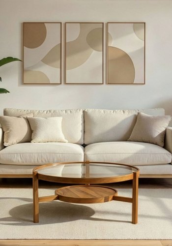 NORDV�RK Flora - Sofabord i valn�tt