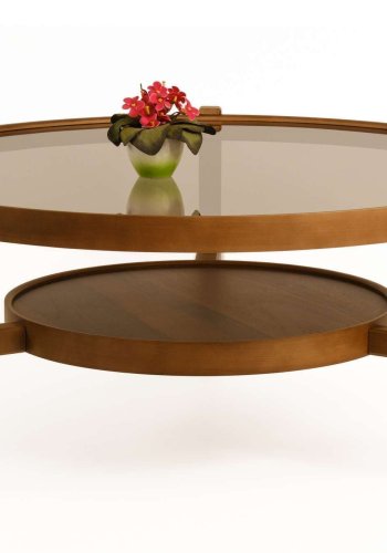 NORDV�RK Flora - Sofabord i valn�tt