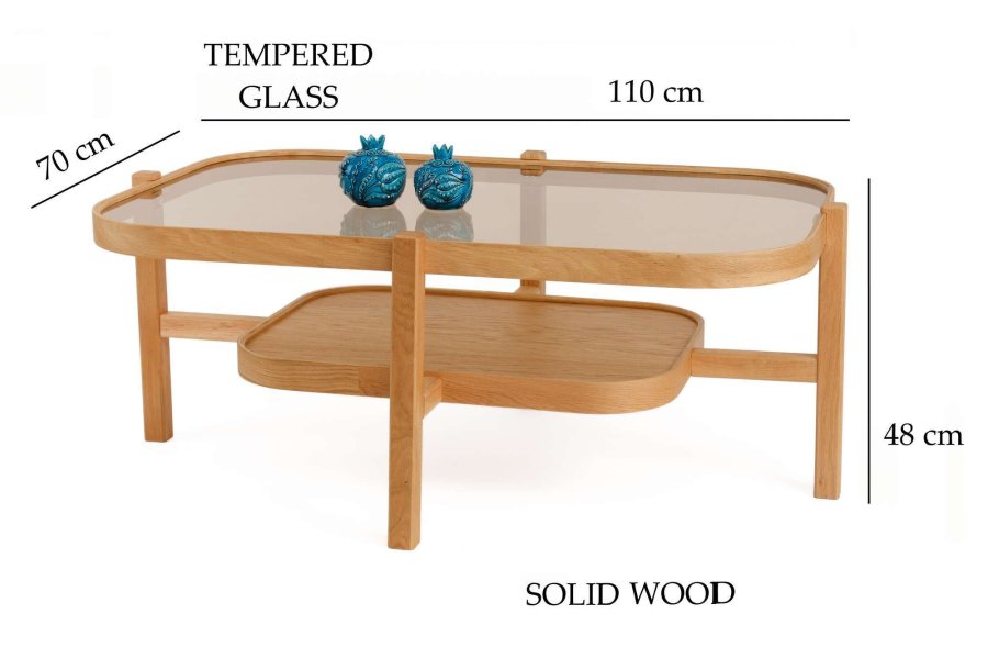 NORDV�RK Godiva - salongbord i eik