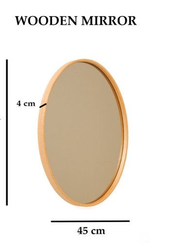 NORDV&Auml;RK Elips - Eikespeil