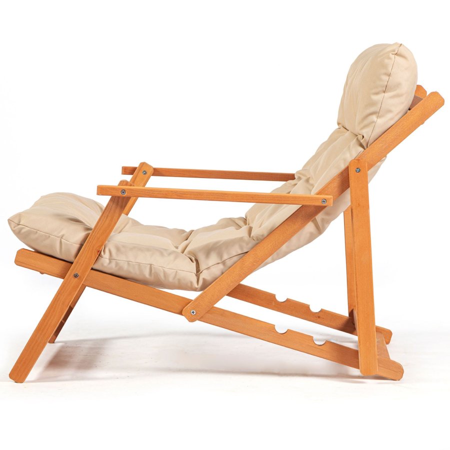 NORDVRK MY007 Hagebord og stolsett (3 stk), brunCream