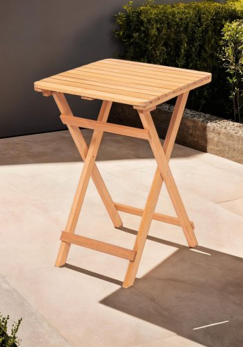 NORDVÄRK My020 hagebord, firkantet - naturlig bk (50x50)