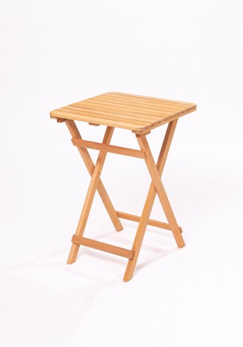 NORDVÄRK My020 hagebord, firkantet - naturlig bk (50x50)