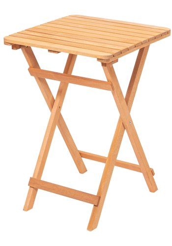 NORDVÄRK My021 hagebord, sammenleggbart, firkantet - naturlig bketre (60x60)