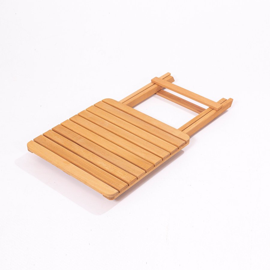 NORDVÄRK My021 hagebord, sammenleggbart, firkantet - naturlig bketre (60x60)