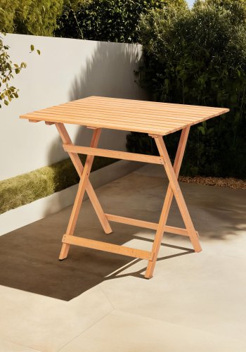 NORDVÄRK My022 hagebord, rektangulrt - naturlig bk (80x60)